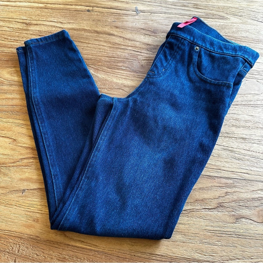 Spanx Womens Spandex Denim Jeans Soft Comfy Leggings Skinny No Buttons/Pockets M - Picture 2 of 8
